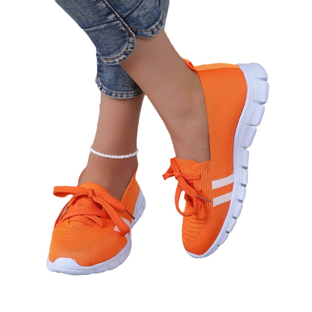 Women's Lightweight Breathable Soft Sole Fly Knit Shoes