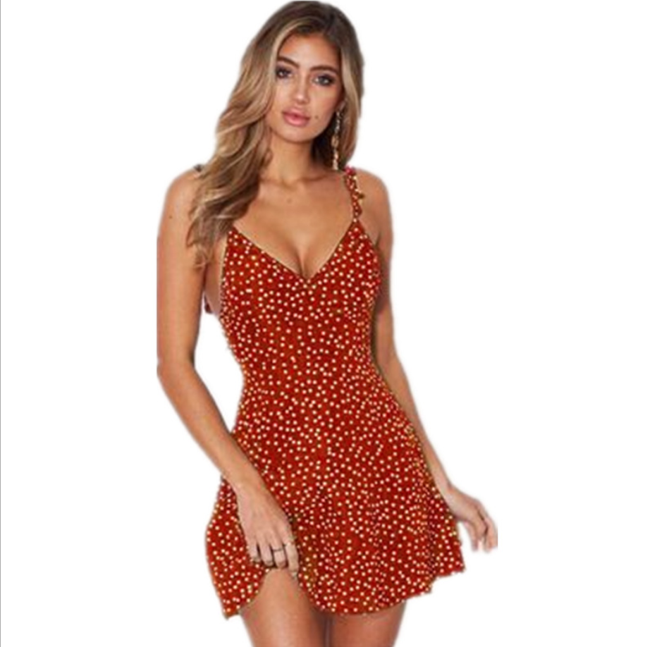 Dress Women Summer Fashion Beach Sundress