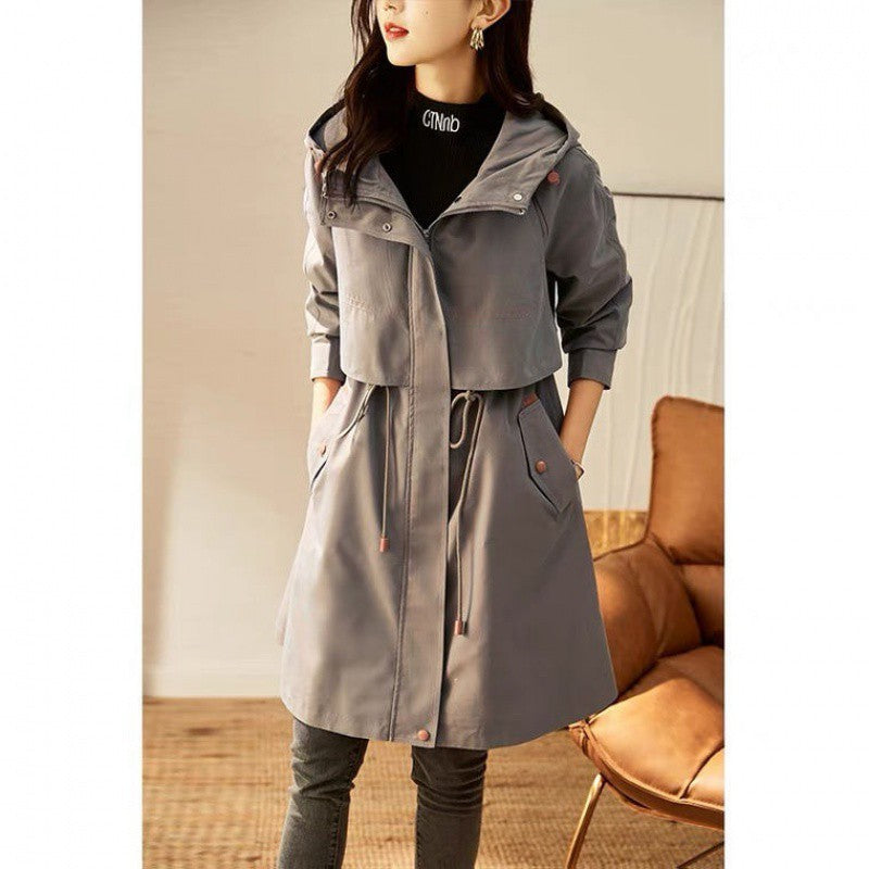 Women's Windbreaker Fashion Overcoat