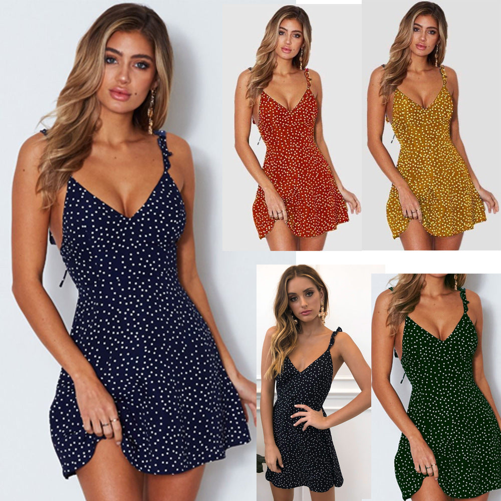 Dress Women Summer Fashion Beach Sundress