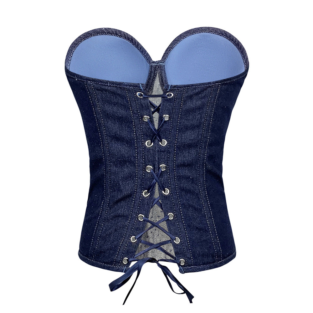 Women's Vintage Zipper Body Shaping Top