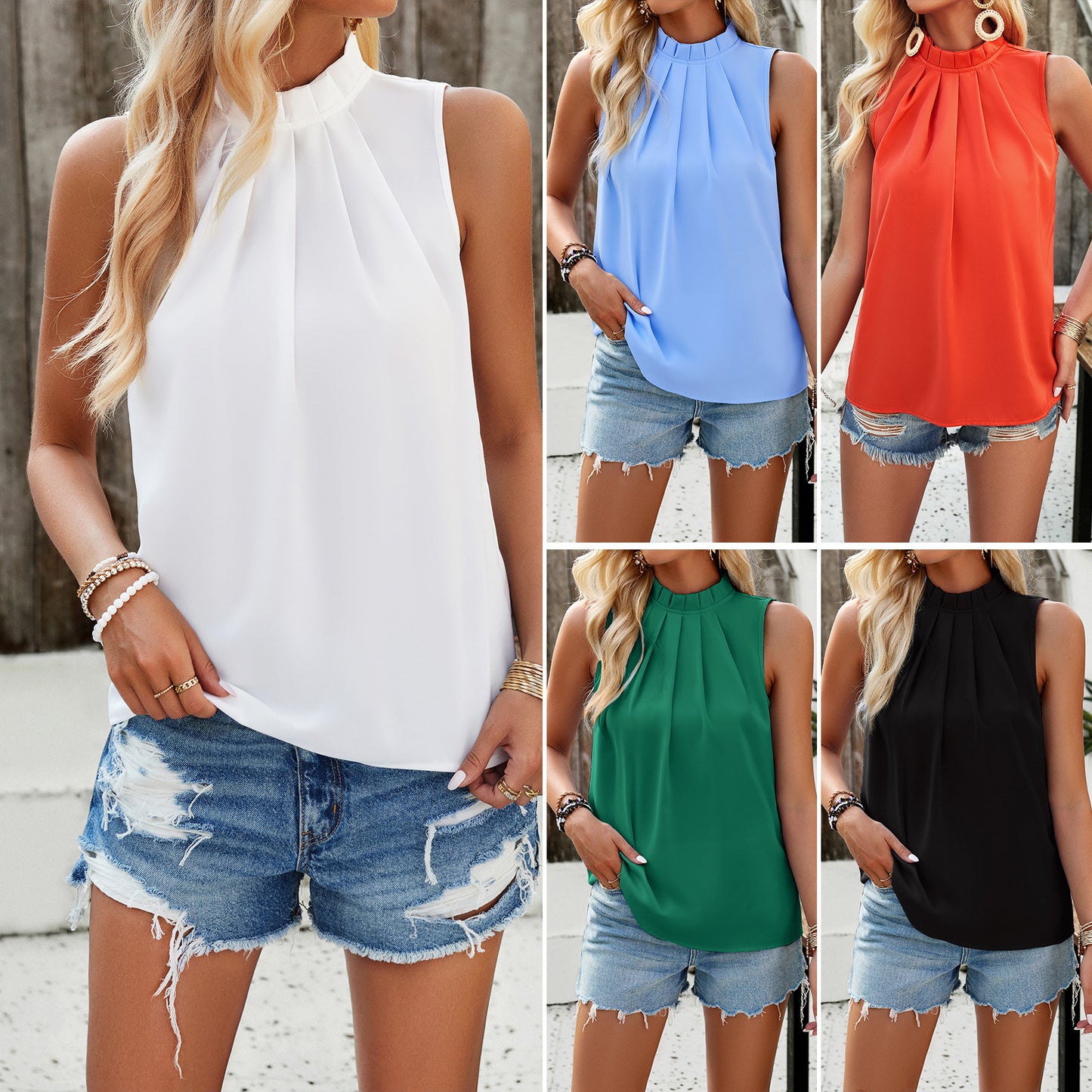 Fashion Women's Wear Elegant Sleeveless Top